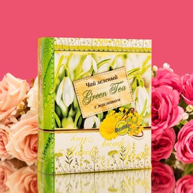 Чай зеленый Книга " Времена года" с жасмином, 125 г