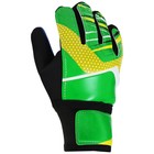 Перчатки вратарские, размер 7, цвет чёрный/зелёный - Фото 1