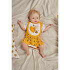 Слюнявчик «Крошка Я: Love & honey», белый - фото 34986002