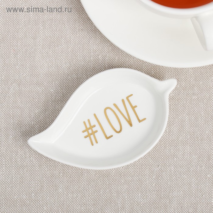 Подставка под чайный пакетик «LOVE» - Фото 1