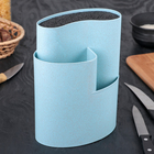 Подставка для ножей и столовых приборов «Нежность», 18×11 см, цвет голубой - фото 8785262