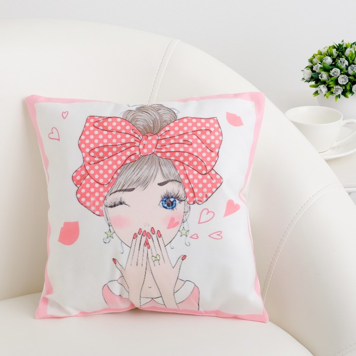 Подушка декоративная Этель "Женские истории" 30 х 30 см, 100% п/э - Фото 1