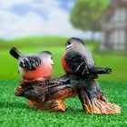 Садовая фигура "Птицы на ветке" красная, 12х15х10см - Фото 2