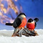 Садовая фигура "Птицы на ветке" красная, 12х15х10см - Фото 7