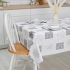 Клеёнка столовая «Вензеля», ширина 137 см, рулон 20 метров - Фото 1