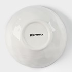 Миска Доляна «Космос», 370 мл, d=13.1 см, фарфор, белая, красная - Фото 4