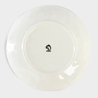 Тарелка глубокая Доляна «Космос», 550 мл, d=21.5 см, фарфор, белая, синяя - Фото 4