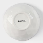 Миска Доляна «Космос», 370 мл, d=13.1 см, фарфор, цвет белый, синий - фото 67923814