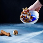 Миска Доляна «Космос», 370 мл, d=13.1 см, фарфор, цвет белый, синий - фото 67923816