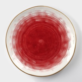 Тарелка Доляна «Космос», d=18,5 см, цвет красный