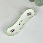 Блюдо фарфоровое для оливок/солений Доляна «Олива», 20×5×3.5 см, цвет белый - Фото 2