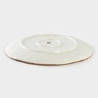 Тарелка Доляна «Космос», d=27.5 см, фарфор, белая, синяя - Фото 3