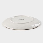 Тарелка Доляна «Космос», d=21.2 см, фарфор, белая, красная - Фото 4