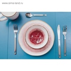 Тарелка Доляна «Космос», d=21.2 см, фарфор, белая, красная - Фото 7