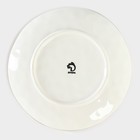 Тарелка Доляна «Космос», d=18.5 см, фарфор, белая, синяя - Фото 4