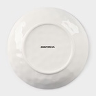 Тарелка глубокая Доляна «Космос», 550 мл, d=21.5 см, фарфор, белая, красная - Фото 4