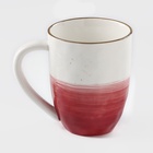 Кружка Доляна «Космос», 400 мл, фарфор, белая, красная - Фото 3