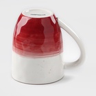 Кружка Доляна «Космос», 400 мл, фарфор, белая, красная - Фото 10