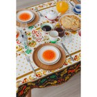 Тарелка фарфоровая Доляна «Космос», d=18,5 см, цвет оранжевый - Фото 4