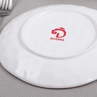 Тарелка фарфоровая Доляна «Космос», d=18,5 см, цвет оранжевый - Фото 3