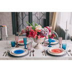 Тарелка Доляна «Космос», d=21.2 см, фарфор, белая, синяя - Фото 8