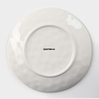 Тарелка Доляна «Космос», d=21.2 см, фарфор, белая, синяя - Фото 4