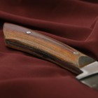 Нож Корд Куруш - текстолит, гюльбанд олово, заточка от середины ШХ-15 (13-14 см) - Фото 5