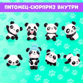 Игрушка на палочке «Чудо-сюрприз: панды», цвета МИКС (комплект 12 шт)