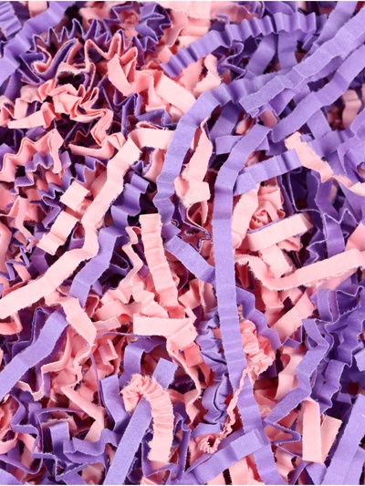 Наполнитель бумажный для подарков «Для неё», МИКС, розово - фиолетовый, 50 г