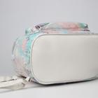 Рюкзак, отдел на молнии, наружный карман, цвет белый - Фото 3