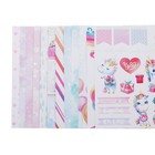 Набор бумаги для скрапбукинга «В стране единорогов» с фольгированием, 20 х 20 см, 12 шт, 250 г/м² - Фото 2