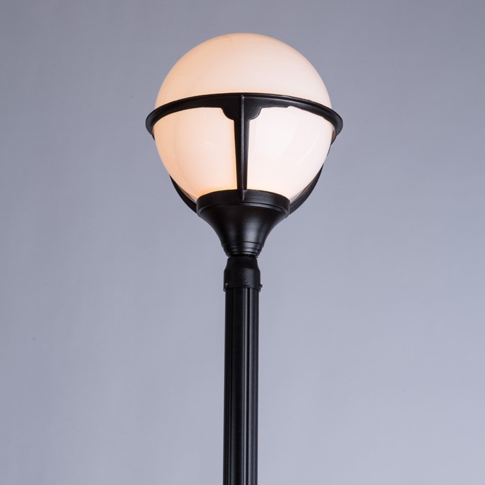 Светильник уличный MONACO, 75Вт, E27, IP44, цвет чёрный - фото 1906984362