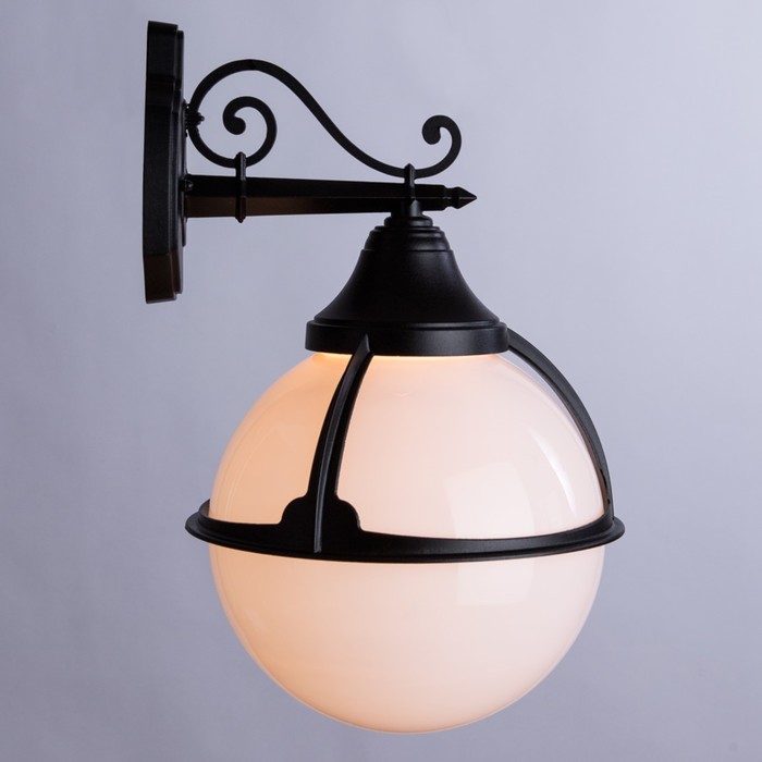 Светильник уличный MONACO, 75Вт, E27, IP44, цвет чёрный - фото 1912194992