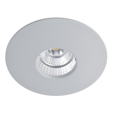 Светильник встраиваемый светодиодный UOVO, 9Вт, LED, d=65мм, цвет серый