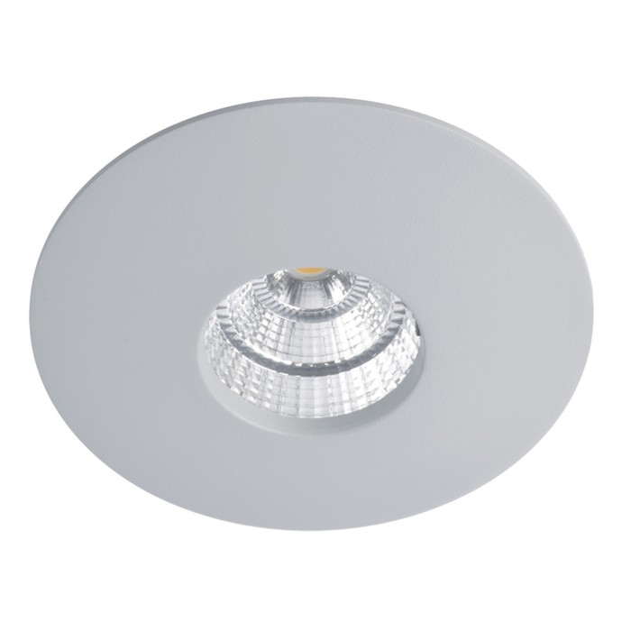 Светильник встраиваемый светодиодный UOVO, 9Вт, LED, d=65мм, цвет серый - Фото 1