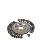 УЦЕНКА Щетка металлическая для УШМ ТУНДРА, крученая проволока, плоская, 22 мм, 150 мм - Фото 1