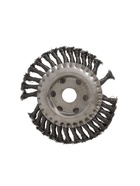 УЦЕНКА Щетка металлическая для УШМ ТУНДРА, крученая проволока, плоская, 22 мм, 150 мм - Фото 2