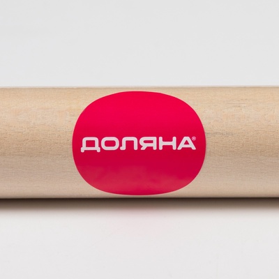 Скалка деревянная Доляна, 24 см, прямая