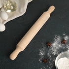 Скалка деревянная Доляна, 42 см, с ручками - Фото 1