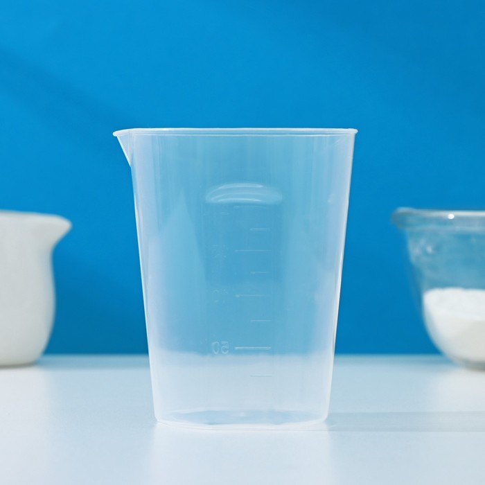 Мерный стакан, 250 мл, цвет прозрачный - Фото 1