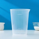 Стакан мерный Доляна, 1 л, цвет прозрачный - Фото 4