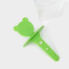 Форма для мороженого Доляна «Медвежонок», 13×11.5×7.5 см, 4 ячейки, прозрачная - Фото 3