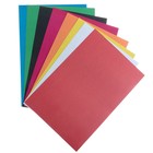 Набор для детского творчества А4, 8 листов картон цветной немелованный + 8 листов бумага цветная двусторонняя - фото 8446115