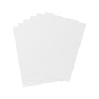 Картон белый А5, 6 листов, 220 г/м2 Calligrata, немелованный, ЭКОНОМ - Фото 5