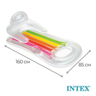 Матрас-кресло для плавания «Королевский», 160×85 см, цвет МИКС, 58802NP INTEX - Фото 2