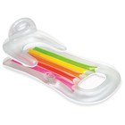 Матрас-кресло для плавания «Королевский», 160×85 см, цвет МИКС, 58802NP INTEX - Фото 3