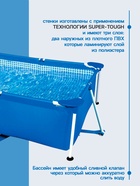 Бассейн каркасный Rectangular Frame, 300×200×75 см, от 6 лет, прямоугольный, 28272NP INTEX - Фото 3