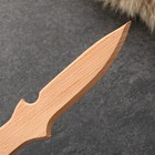 Сувенирное деревянное оружие "Нож", 29 х 6 см, массив бука - фото 3830504