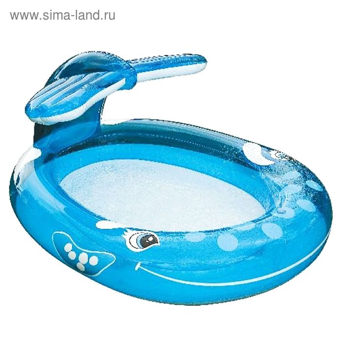 Бассейн надувной "Кит", с распылителем, 208х157х99 см, от 3 лет 57435NP INTEX - Фото 1
