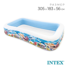 Бассейн надувной «Морское дно», 305×183×56 см, от 6 лет, 58485NP INTEX - Фото 1